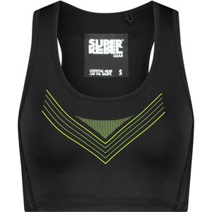 SuperRebel BETTE_ – Sport bh dames – Zwart – Zonder beugel – Sneldrogend – Stretchstof