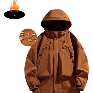 Nivard Windjas Dames - Parka - Lente & Herfst - Jas - Volwassen - Windjack - Windbreaker - Outdoor - Koffie - L