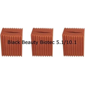 Black Beauty Foam Oase Biotec 5.1/10.1 Fine Red Ribbel 3pcs Geen Origineel!