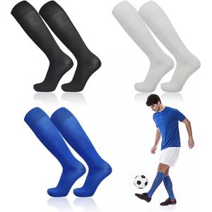 paar voetbalsokken, ademend en zweetafvoerend, ademende lange sportsokken