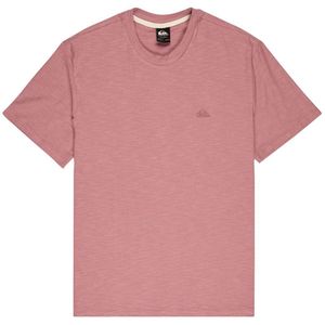 Quiksilver - Slub Roundneck - T-shirt - Roze - Katoen Slub - Korte Mouwen