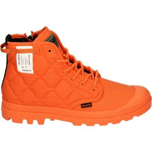 Palladium PAMPA RE-QUILTED - Heren sneakersHeren veterschoenVrije tijd half-hoog - Kleur: Oranje - Maat: 42