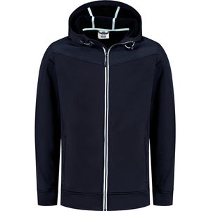 Lemon & Soda vest met capuchon maat S in de kleur donkerblauw