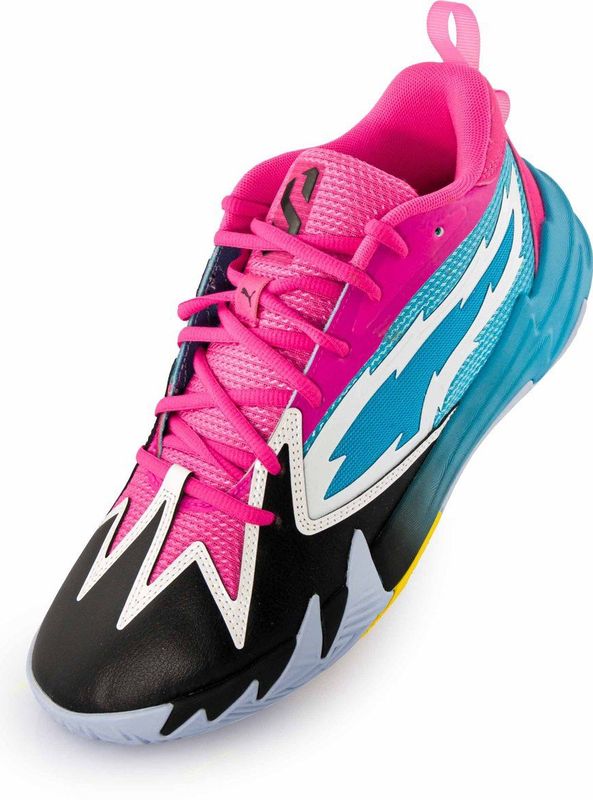 PUMA - Scoot Zeros - Basketbalschoenen - Blauw/Zwart/Paarsblauw - Heren