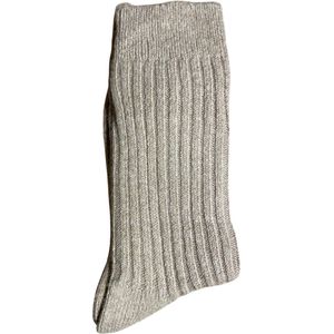 green-goose Alpaca Damessokken - Beige - Maat 35-38 - Alpaca Sokken voor Dames - 1 Paar - 95% Alpaka Wol