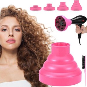 DailySupplies® Diffuser Opzetstuk - Krulborstel voor Fohn Universeel - Multistyler - Roze