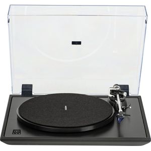 Rekkord M500, Manuele platenspeler,Touch control, Zonder cartridge, Zwart