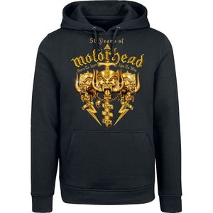 Motörhead 50 Years Of Motörhead Heren Trui met capuchon - zwart - M
