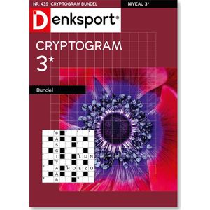 Denksport Puzzelboek Cryptogrammen 3* bundel, editie 439