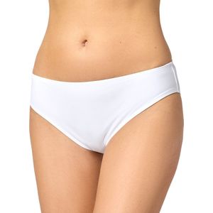 Merry Style Dames Zwembroek - Bikinibroekje - Elastische tailleband - Polyamide & Elastaan – Wit(0016) – 34 - MS-VR-Brief-1