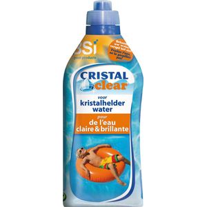 BSI - Cristal Clear - Voor Kristalhelder zwembadwater - Zwembad - Spa - Anti-groen waterbehandeling - 1 l