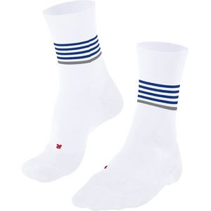 FALKE RU4 Reflect Hardloopsokken anti blaren, gemiddelde padding katoen sportsokken heren wit - Maat 39-41