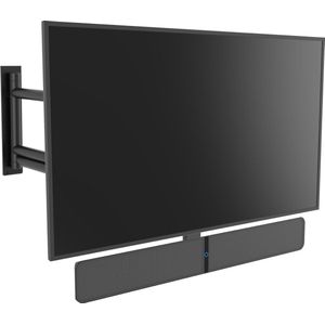 Cavus WMV8050 PULSE Draaibare Tv Muurbeugel & Ophangbeugel geschikt voor Bluesound Pulse Flex 2i Soundbar & VESA Tv - 35kg