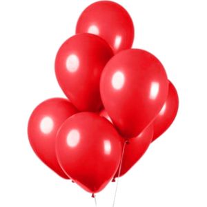 Rode ballonnen | 10 stuks (multi)