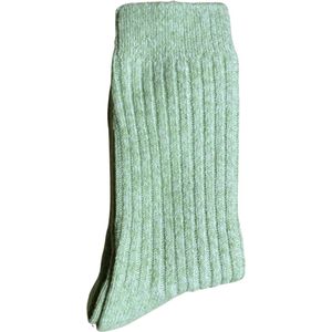 green-goose Alpaca Damessokken - Groen - Maat 35-38 - Alpaca Sokken voor Dames - 1 Paar - 95% Alpaka Wol