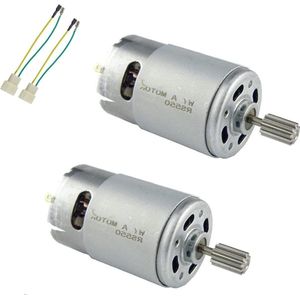 Strong Magnetic Interference 550 DC 12V 18000RPM Motor for DIY Model Making - Parts Toys Handmade Accessories 2PCS