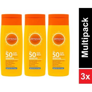 Zenova suncare SPF50 - VOORDEELSET - 3 stuks 200 ml
