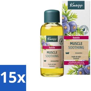 Kneipp - Badolie - Muscle Soothing - Jeneverbes - Verkwikkend voor spieren - 100 ml - Bulkverpakking - 15 stuks