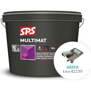 Sps Multimat Muurverf  9010 4 Liter