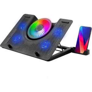 DD Laptop Cooler - Laptop Standaard - 28x5x40cm - Veelkleurig