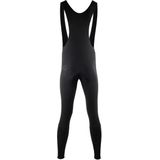 Nalini - Warm Wind Bib Tight - Fietsbroek Lang met Bretels - Zwart - 4XL