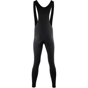 Nalini - Warm Wind Bib Tight - Fietsbroek Lang met Bretels - Zwart - 4XL