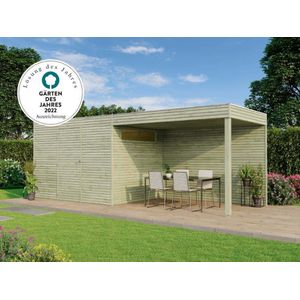 Tuinschuur QB (optioneel met schuin dak)