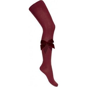 Condor - Maillot met velvet strik - Bordeauxrood - Maat 3-6 maanden