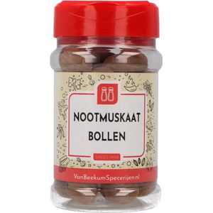 Van Beekum Specerijen - Nootmuskaat Bollen - Pot 160 gram