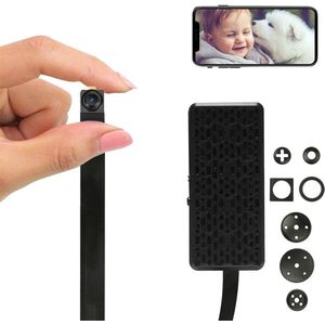 ApexArte® Verborgen Camera - Spy Camera - Spionage - Zwart