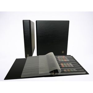 Importa Luxe Losbladig Insteekalbum - Classic Zwart - voorzien van 25 losbladige insteekbladen - postzegels verzamelen