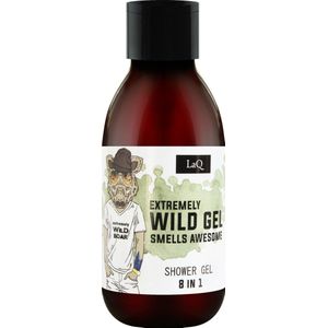 LaQ Wild Boar Shower Gel Mini Travel - Luxe Douchegel voor Mannen met een Wild Instinct - Vegan & Crapfree - 100ml