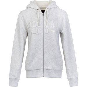 SoulCal Sweater met Terry voering, rits en capuchon - Vest - Dames - Lichtgrijs - maat XL (16)