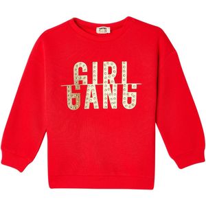 Sweatshirt - Ronde Kraag - Met Trok - Normaal - Boxy - Lange Mouw