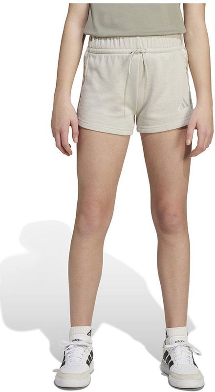 adidas - 3 Stripes Animal - Korte Broek - Beige - 7-8 Jaar Meisjes