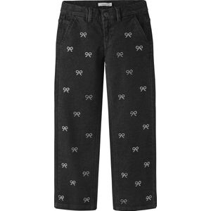 NAME IT - NKFROSE WIDE RHINE - Wide Fit Jeans - Meisjes - Strass Steentjes