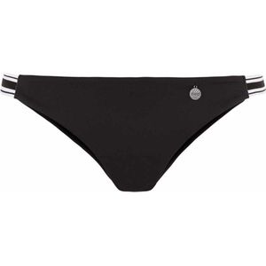 Beachlife Bikini Slip zwart / Witte Streep Maat 42