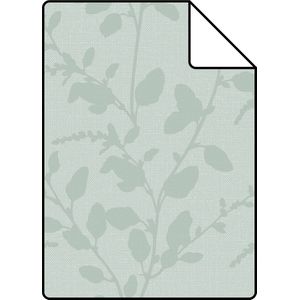 Proefstaal ESTAhome behang bladmotief celadon groen - 26,5 x 21 cm - 148729-S