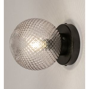 Lumidora Plafondlamp 74156 - E14 - Zwart - Grijs - Bruin - Glas - 14 cm
