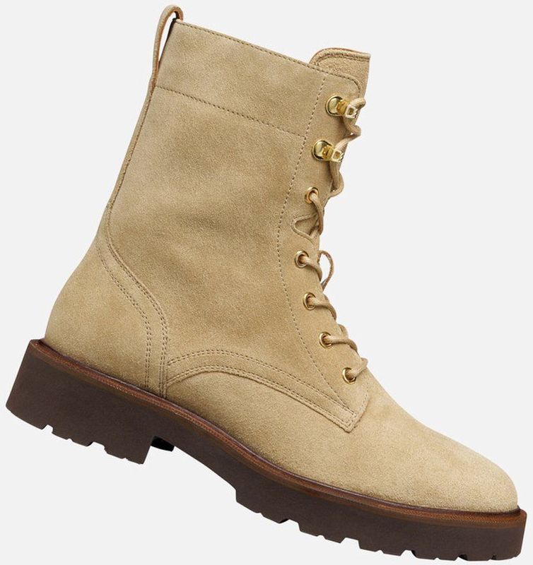 Geox - Lamidie ABX E - Dameslaarzen - Zwart - Leer