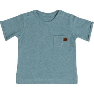 Baby's Only T-shirt Melange - Stonegreen - 56 - 100% ecologisch katoen - GOTS