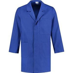 EM Workwear Stofjas 100% katoen - Korenblauw - maat M / 48-50