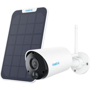 Reolink 2K Buitenbeveiligingscamera op batterijen met zonnepaneel, Detectie van personen/voertuigen, Tweewegaudio
