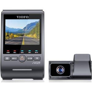 VIOFO A329T 2CH - 4K 60FPS Dashcam - Inclusief CPL filter en telelens - 2025