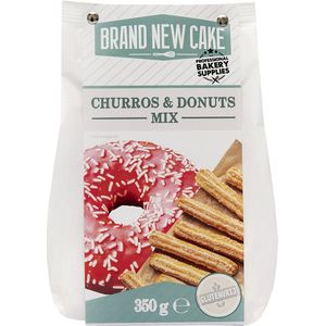 BrandNewCake Churros & Donut-mix 350g. Glutenvrij