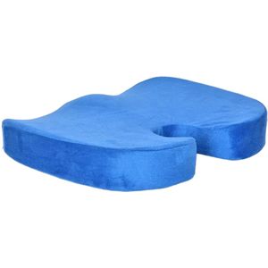 Orthopedische zitkussens - Memory Foam Gel stuitkussens - Ergonomische zitkussens voor auto's en bureaustoelen - Rolstoelkussens -Blauw
