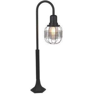 QAZQA guardado - Landelijke Staande Buitenlamp | Staande Lamp voor buiten - 1 lichts - H 1265 mm - Zwart - Buitenverlichting