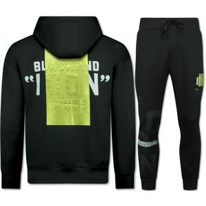Top-Star - ICON Hoodie - Joggingpak - Zwart - Gouden Print