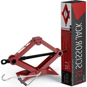 1.5-Ton Heavy Duty Car Jack with Crank Handle - Easy Vehicle Lifting & Tire Changing - CE Approved Schaarkrik