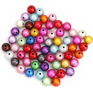 60 stuks 12 mm Reflecterende Kraaltjes - 3D-illusie Wonderkralen - Acrylkralen voor Sieraden - Lichtreflecterende Kralen .